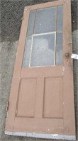 Vintage Door with Windows - 79.5" x 32"