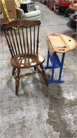 Vintage chair and side table