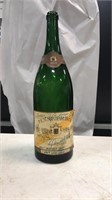 Huge vintage signed birthday wine bottle