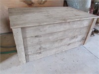 large old wooden box (over 4ft long)