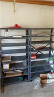 2 Metal 5' Shelves