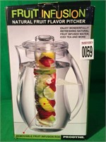 FRUIT INFUSION CLEAR WATER PITCHER