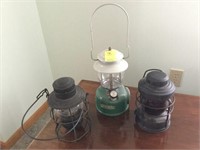 3 Lanterns: Coleman Gas, DRR, Luck-E-Light