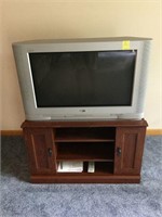 TV Stand with Sanyo TV