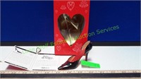 Jeweled Heart Shoe