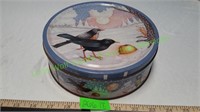 Metal Tin with Sewing Items