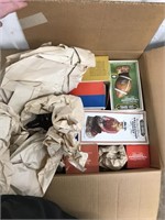 A large box with various, miscellaneous collectabl