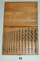 Set of ACRABORE wood auger bits