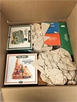A large box with various, miscellaneous collectabl