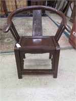 ANTIQUE IMPERIAL CHINESE CARVED PARLOR CHAIR