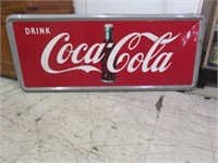 1950'S METAL COCA-COLA SIGN 24"T X 59"W