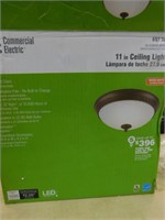 Commercial Electric 11 inch ceiling light,