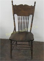 Vintage Pressed Back Chair