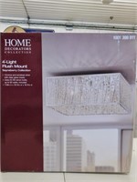 Home Decorators collection 4 light flush mount