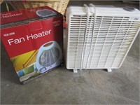 small aries fan & small warm 'n cozy fan heater