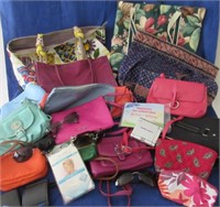 several nice bags & small purses