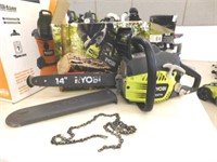 Ryobi ry3714 chainsaw, chain is off, no case,