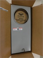 New Milbank 200-amp meter socket metal box