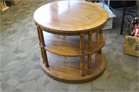 3 Tier Side Table 27 x 24 x 23H