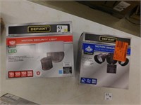 Defiant motion security lights, part count not