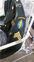 MILITARY UNIFORM -- WITH PATCHES AND ALL