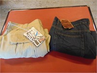 2 Brand New Pair Mens Jeans and Kakis