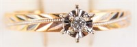 Jewelry 10kt Yellow Gold Diamond Wedding Ring