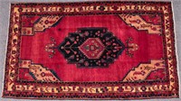 Persian Wool Rug Hand Knotted Kurdish Mosul Carpet