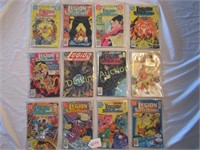 Lot of 12 "LEGION SUPER HEROS" Comic Books