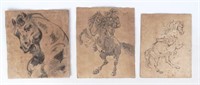 Early Horse Watercolors