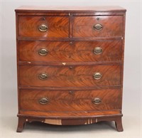 19th c. English Chest Of Drawers