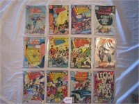 Lot of 12 "LEGION OF SUPER HEROS" Comic Books