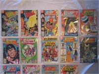 Lot of 12 "LEGION of SUPER HEROS" Comic Books