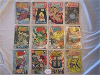 Lot of 12 "LEGION SUPER HEROS" Comic Books