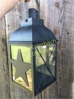 Very nice Texas star metal outdoor lantern