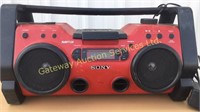 Sony construction radio with CD player