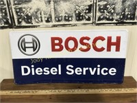 17x35 Bosch Diesel Service Sign Tin