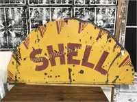 48"  Shell Porcelain Sign