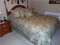 Six piece Lexington Oak bedroom set