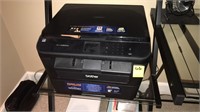 Brother copier fax printer and desk lamp