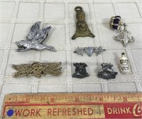 PINS INCLUDING NB FISH/HUNTING PINS & HARLEY DAVIN