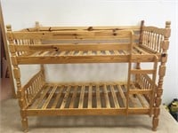 WOODEN SINGLE BUNK BED