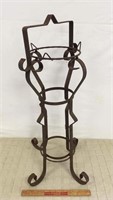 FABULOUS ANTIQUE WROUGHT IRON STAND/PLANTER