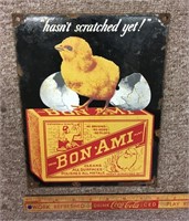 VINTAGE BON AMI PORCELAIN SIGN