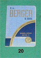 C.L. BERGER SURVEYING & ENGINEERING 1947 catalog