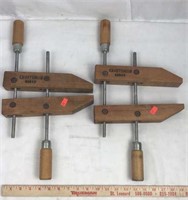 2 Craftsman 66643 Wood Clamps