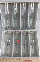 Set of 8 Champagne Glasses by Circle Turkey