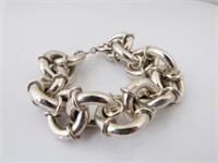 Sterling Silver Heavy Link Bracelet