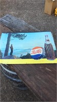 1960's Pepsi Cola tin sign 710mm x 520mm