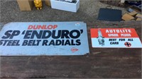 2 x Automobile screen print signs